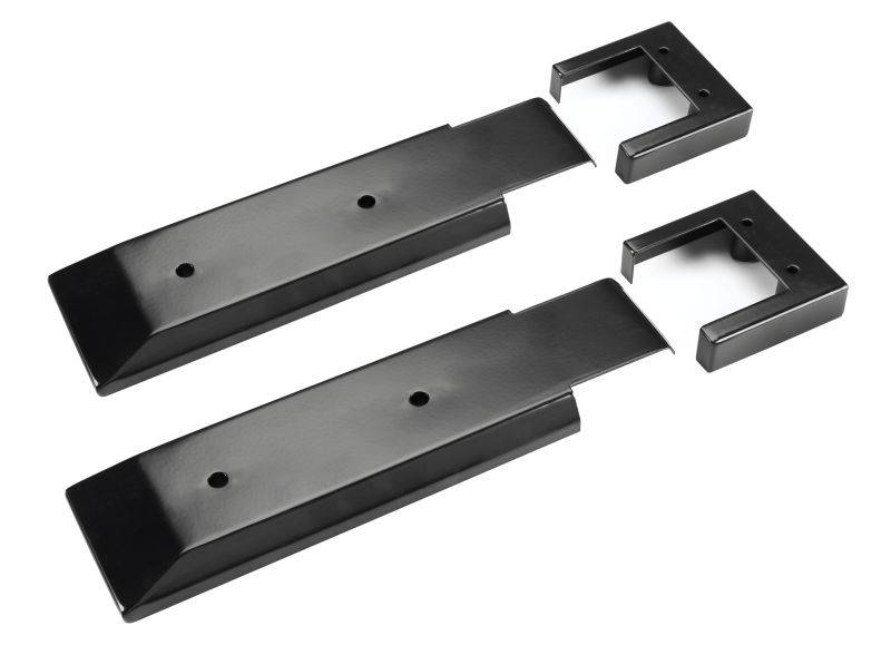 Warrior 2007-2014 Jeep JK Wrangler  Tailgate Hinge Covers Black Powder Coat 2200