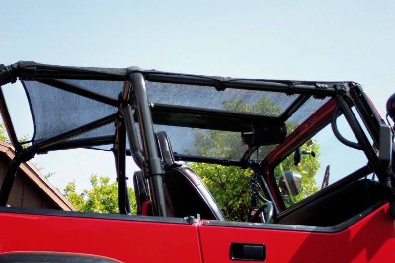 Warrior 2003-2006 Jeep TJ Wrangler  Breezer Top Cover Black Mesh Material 1126