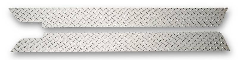 Warrior 1955-1971 Jeep CJ5  Side Plates Aluminum Diamond Plate 905