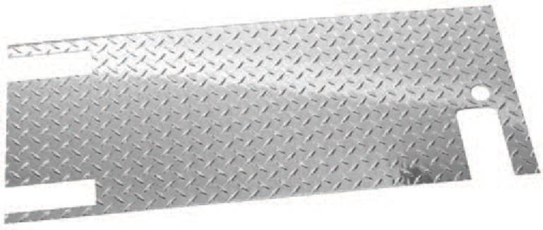 Warrior 2004-2006  Jeep LJ Wrangler Rubicon Unlimited  Tailgate Cover Diamond Plate Aluminum 918D