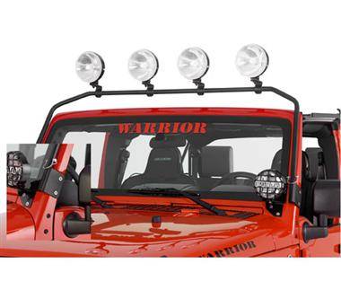 Warrior 1997-2006 Jeep TJ Wrangler Rubicon Unlimited  Safari Light Bar Black 871