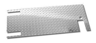 Warrior 1987-1996  Jeep YJ Wrangler Tailgate Cover Polished Aluminum 908DPA