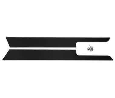 Warrior 1987-1995  Jeep YJ Wrangler  Rocker Panel Side plates Steel Black Powder Coated S908