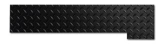 Warrior 1960-1984 Toyota FJ40 Landcruiser  Full Rocker Panel Side plates Black Diamond Plate 914EPC