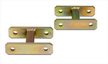 Warrior 1979-1985 Toyota Pickup 4WD  Lift Shackle 2" Rear Gold Zinc Finish 311