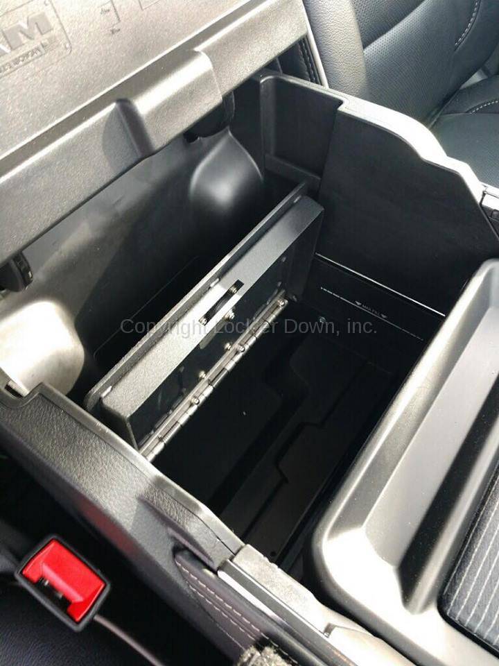 Lock'er Down 2019-2021 Dodge Ram Console Safe Lower Profile Fits Longhorn & Limited Only LD2078L