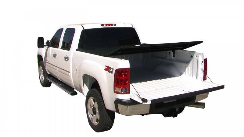 Tonno Pro 2004-2015 Nissan Titan Hard Fold Bed Cover also includes utlity track HF-451