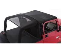 Rampage 2007-2014 Jeep Wrangler Rubicon Bikini Brief Top Island Topper Black 2dr 94401