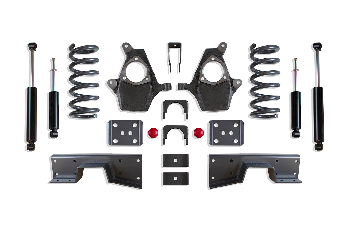 MaxTrac Suspension 1999-2006 Chevrolet Silverado 1500 1999-2006 GMC Sierra 1500 2WD 4"/6" Drop Height Lowering Kit With V8 Coils K330946-8