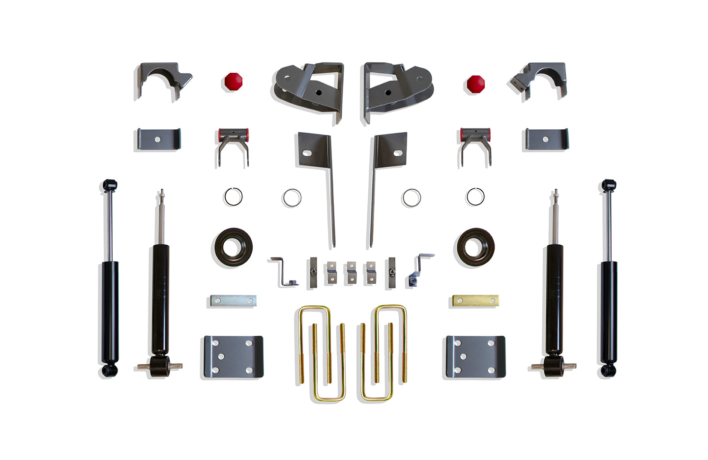 MaxTrac Suspension 2WD 4WD 2"-4" Lowering Kit Including Front Struts Flip Kit Hangers Shackles & Rear Shocks K331924S