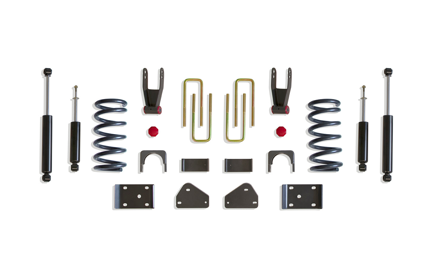 MaxTrac Suspension 2002-2008 Dodge Ram 1500 2WD 2"-4" Lowering Kit Including V6 Coils Flip Kit & Rear Shocks K332124-6