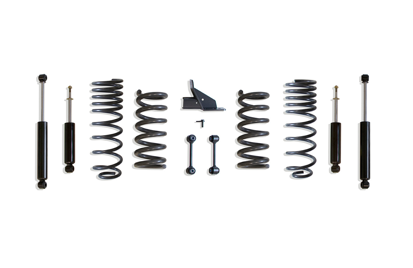 MaxTrac Suspension 2009-2018 Dodge Ram 1500 2019-2022 Dodge Ram 1500 Classic 2WD Single Cab 2"/4" Drop Height Lowering Kit With Coils K332924-6