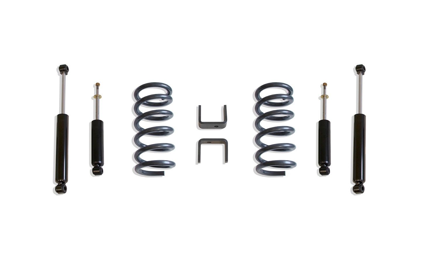 MaxTrac Suspension 1998-2009 Ford Ranger 2WD 3"-5" Lowering Kit Including 4Cyl Front Coils Flip Kit & Front Rear Shocks K333035-4