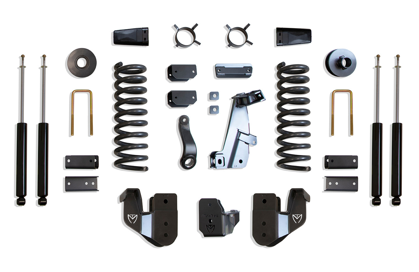 MaxTrac Suspension 6" Lift Kit Including Diesel Coils Radius Arm Brackets Sway Bar Brackets Bump Stop Extensions & Front Rear Max Trac Shocks K947263