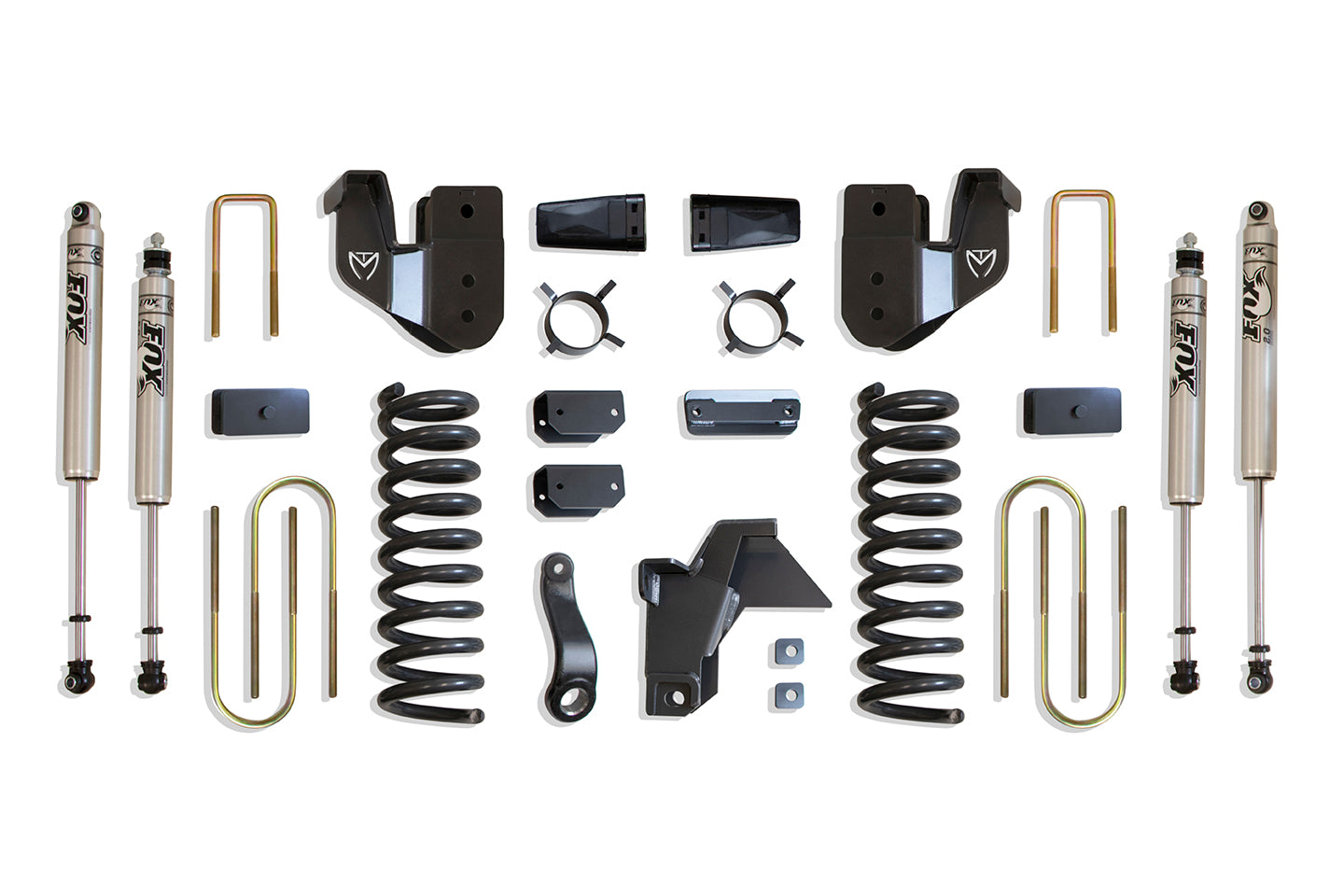 MaxTrac Suspension 6" Lift Kit Including Diesel Coils Radius Arm Brackets Trac Bar Bracket U-Bolts & Front Rear Fox 2.0 Performance Series Shocks K947563F