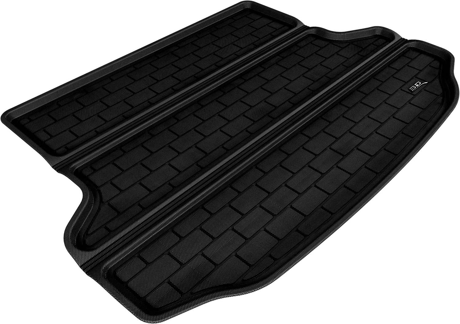 3D Maxpider 2010-2015 Hyundai Tucson Custom Fit Kagu Cargo Liner Carbon Fiber Embossed Pattern Black M1HY0331309