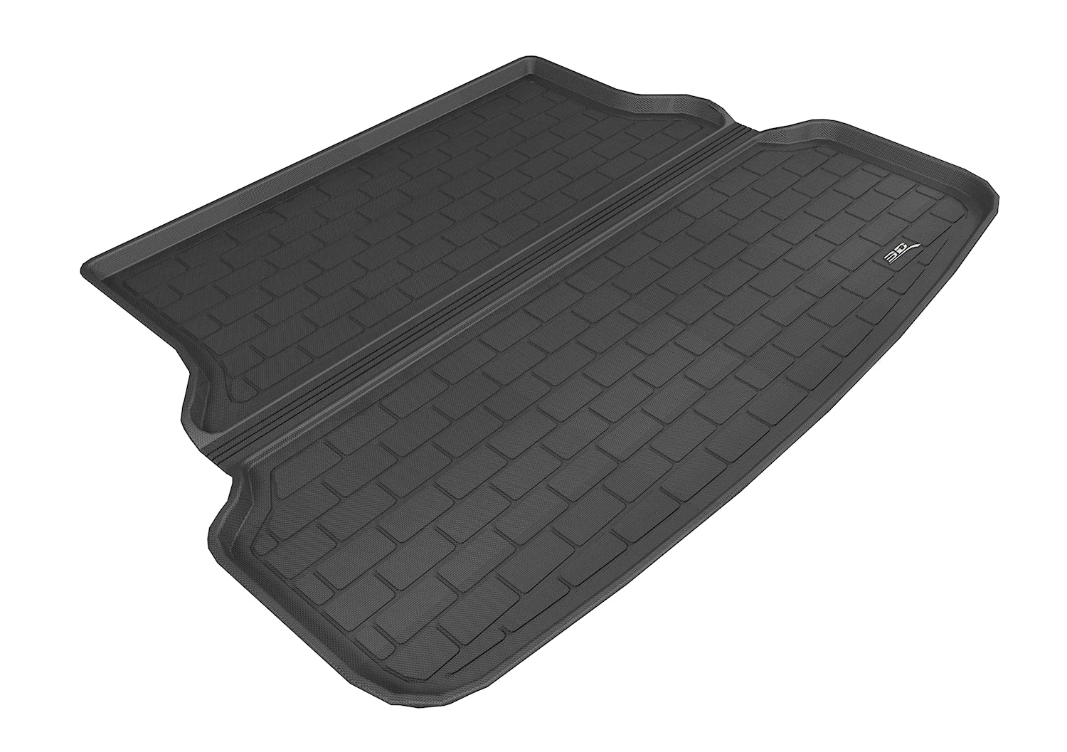 3D Maxpider 2012-2017 Kia Rio Custom Fit Kagu Cargo Liner Carbon Fiber Embossed Pattern Black M1KA0141309