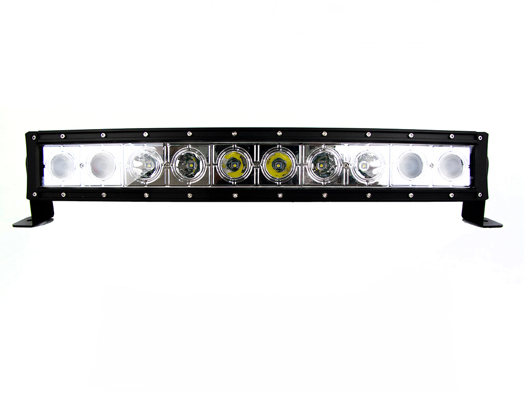 Race Sport 20 Inch Single Row Curved CREE Wrap Around Series 10000 Lumen Combo LED Light Bar RS-SRWRAP-100W