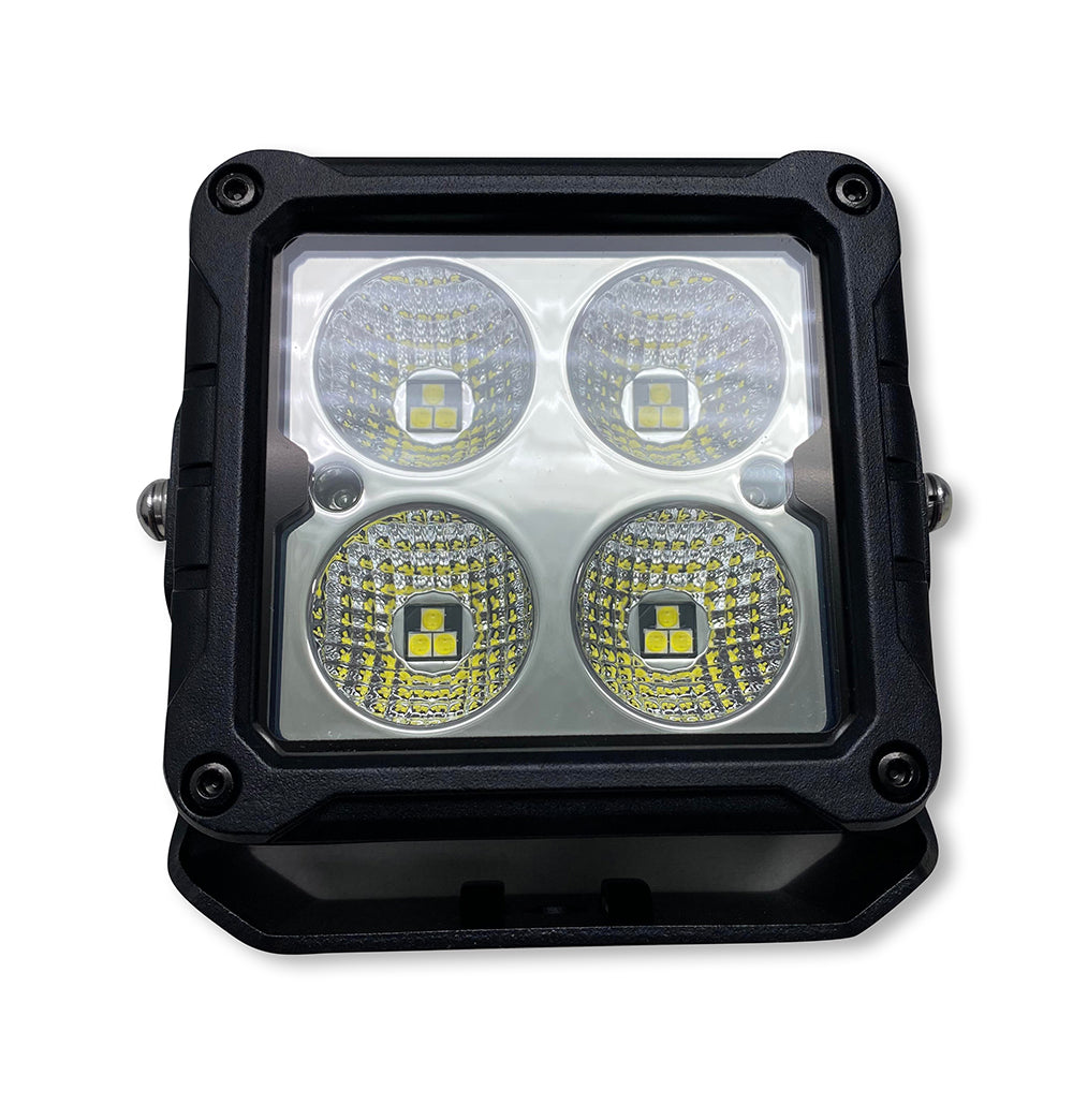 Race Sport Melt Series 4.3 Inch Heated Lens LED Flood Light 60w 7200 Raw Lumen RSL7640