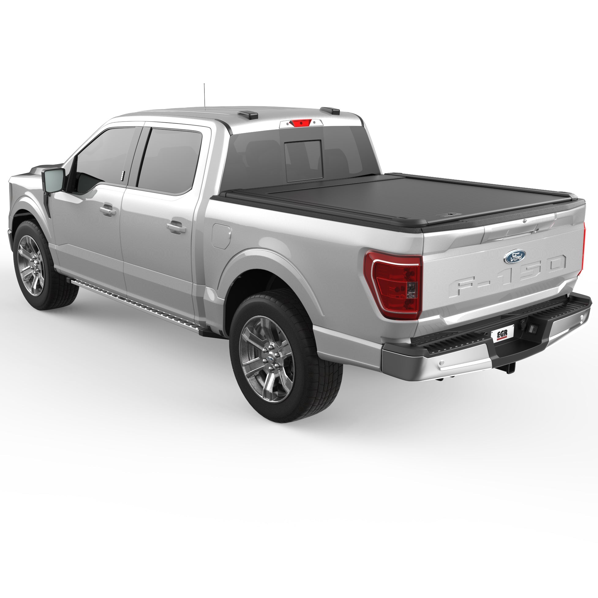 EGR 2015-2024 Ford F150 Limited Platinum King Ranch Lariat XL XLT Raptor Crew Cab Pickup 4 Door Short Box Rolltrac Manual Retractable Bed Cover RT038812ML