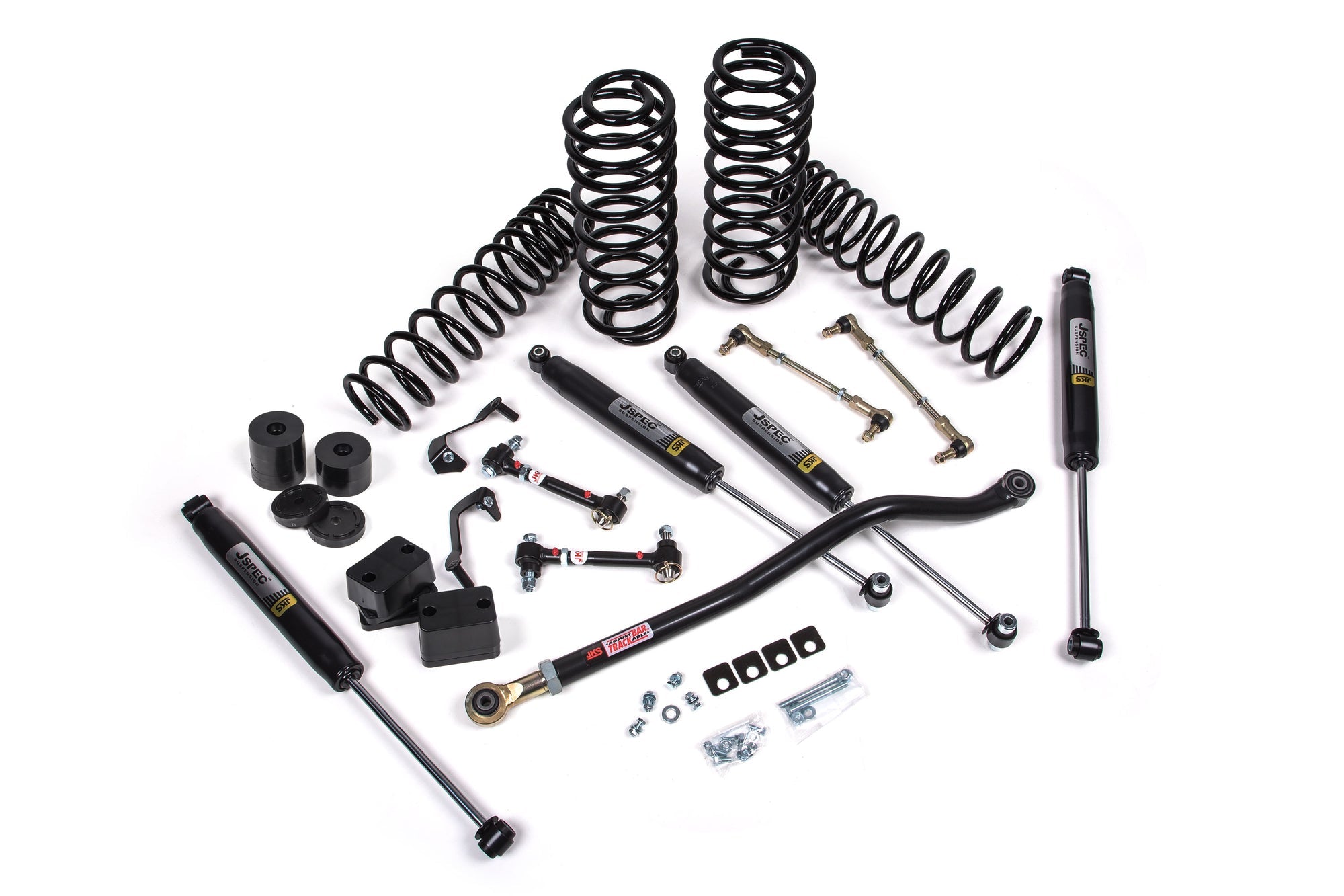 JKS 2018-2022 Jeep Wrangler JL 4dr J-Venture 3.5" Lift Kit With Jspec Shocks Heavy Duty Rate Coils JSPEC120K