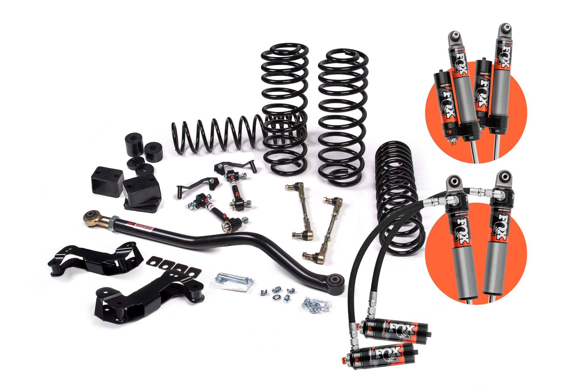 JKS 2020-2022 Jeep Wrangler JL J-Kontrol Diesel 4dr 3.5" Lift Kit with Fox 2.0 Series Shocks JSPEC160KFP